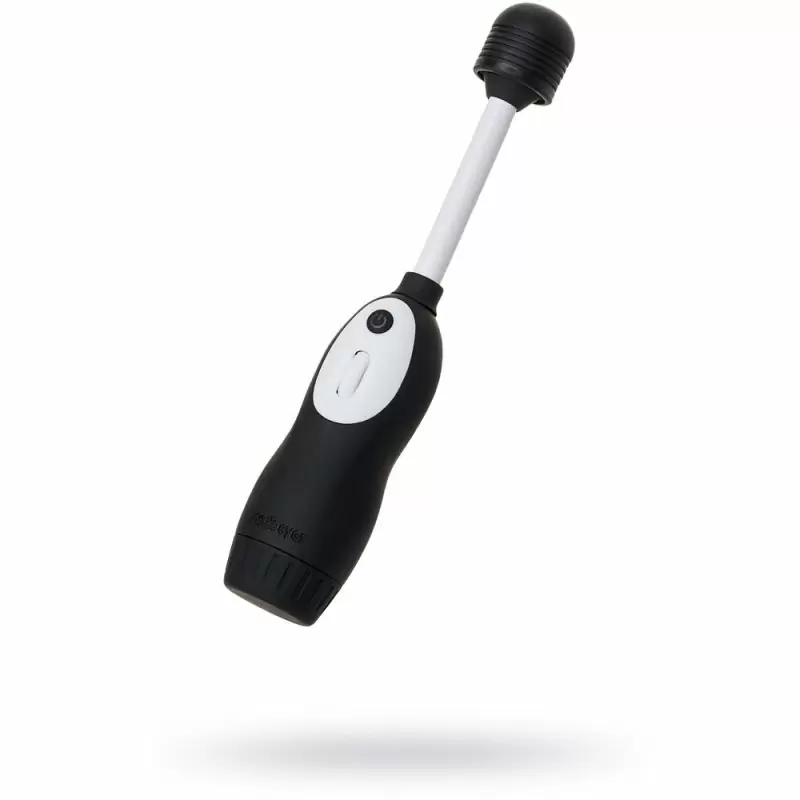 Черно-белый вибратор LaFree Denma Magic Eyes с функцией массажера тела, 20,4 см