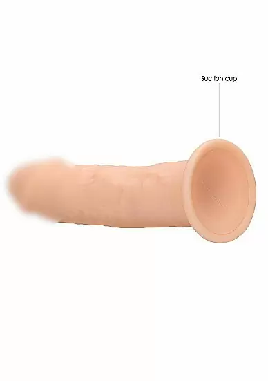 Реалистичный фаллоимитатор Silicone Dildo Without Balls, 19,2 cm, силикон, телесный