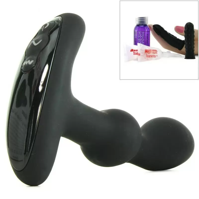 Перезаряжаемый стимулятор простаты P-Motion Massager с вибрацией – черный