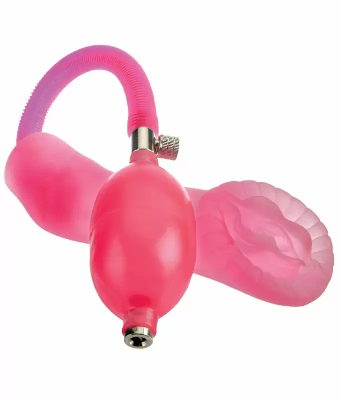 Вагиноимитатор с помпой Super Cyber Snatch