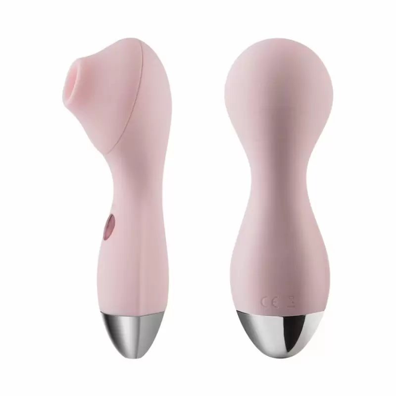 Розовый стимулятор клитора Polly: 13.3 см, 3 режима работы, силикон