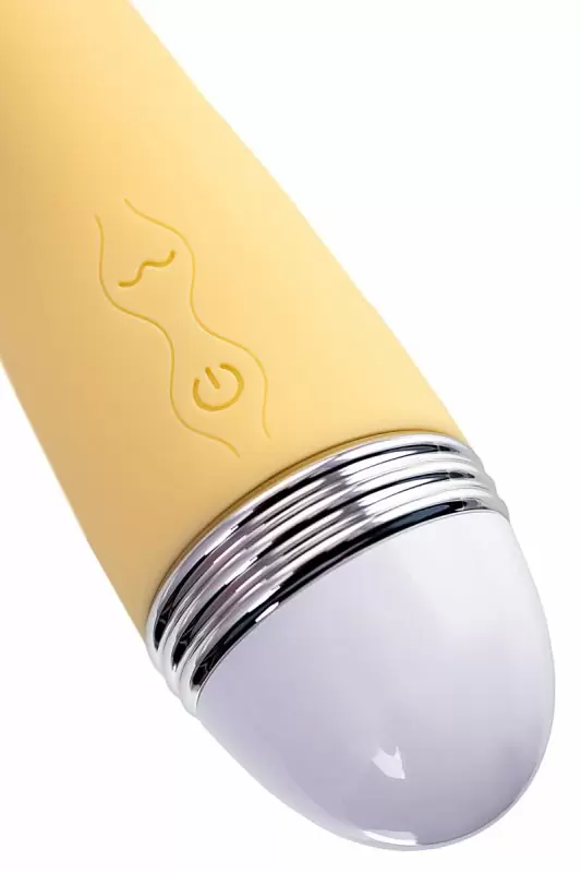 Жёлтый вибратор Flovetta by Toyfa Calla. 22 см, 10 режимов вибрации