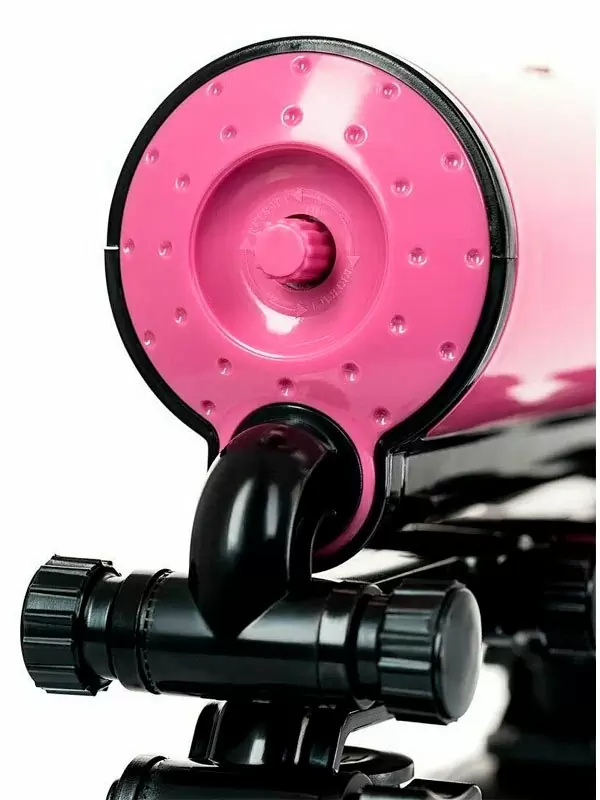 Разогревающаяся секс-машина TOYFA MotorLovers Pink-Punk, с пультом Д/У, 36 см