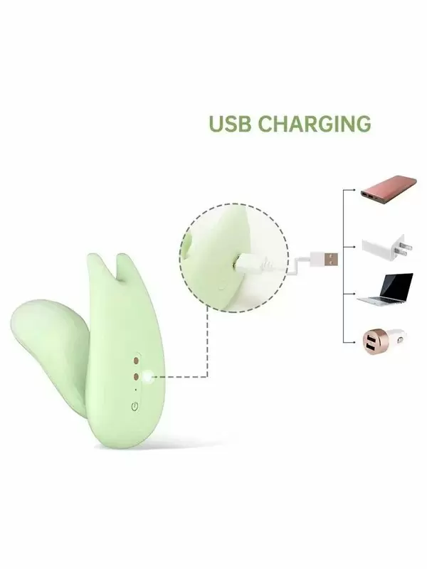 Интерактивный вибратор Magic Motion Umi, 9,5 см, силикон, зеленый