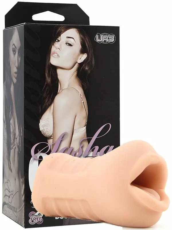 Мастурбатор ротик Sasha Grey из UR3 – телесный