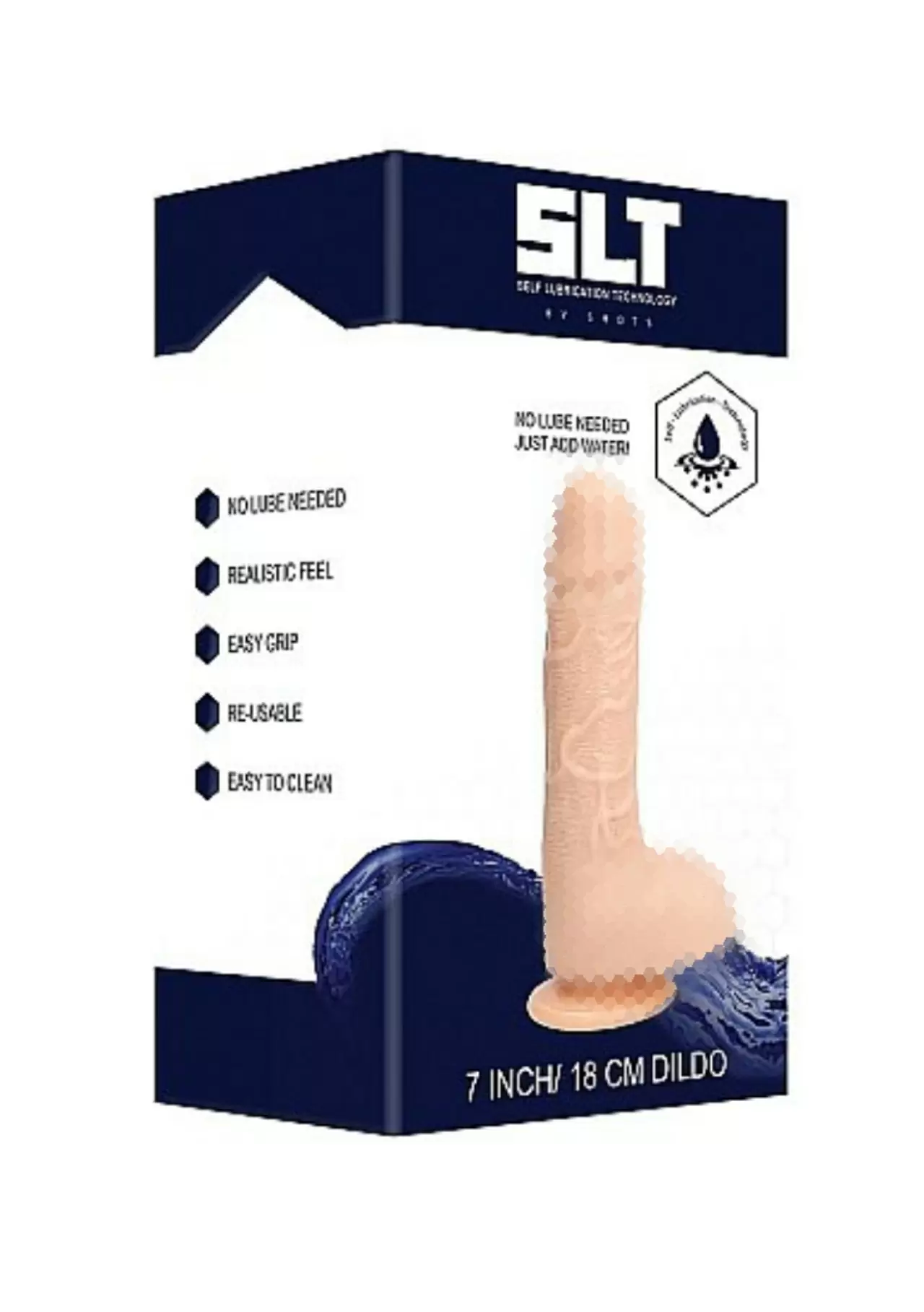 Фаллоимитатор Self Lubrication 7 Inch Dong - Flesh