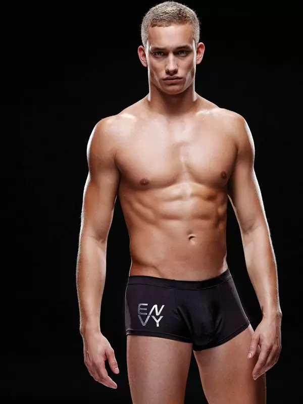 Черные хипсы, трусы мужские Envy - S/M