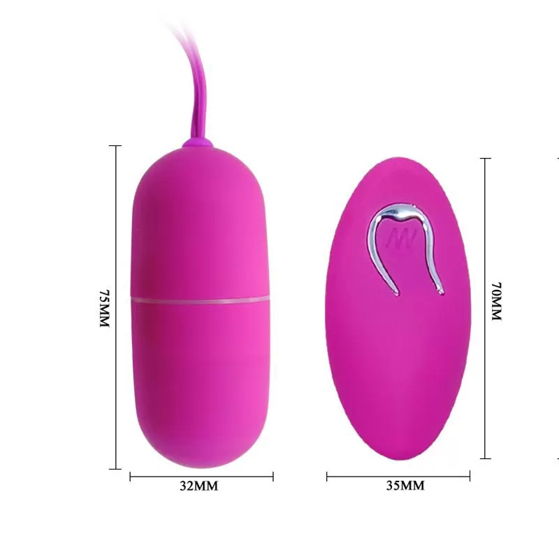 Мультифункциональное виброяйцо Arvin с дистанционным пультом – розовый