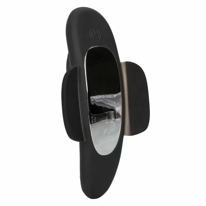 Носимый стимулятор клитора Lock-N-Play Remote Panty Teaser, 12 режимов, с пультом Д/У, 11,5 см, черный