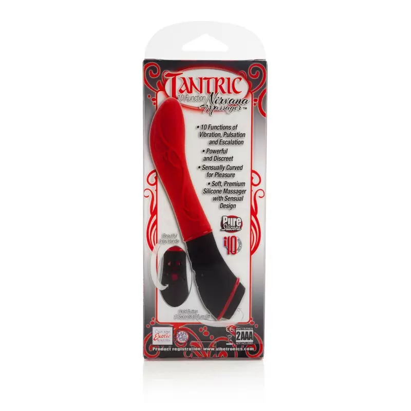 Вибромассажер Tantric Nirvana для стимуляции точки G – красный