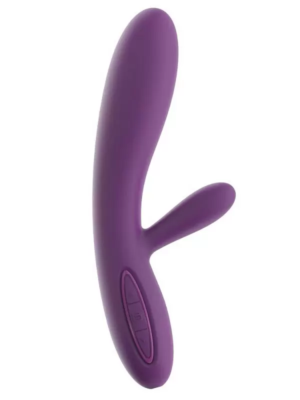 Двойной вибратор Lucas с интеллектуальным режимом, 48 ч без подзарядки – фиолетовый