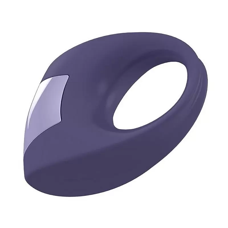 Эрекционное кольцо Ovo B8 с вибрацией – фиолетовый