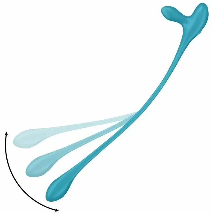 Вибратор для пар Satisfyer Plug & Play 1, 12 режимов, 43,5 см, голубой