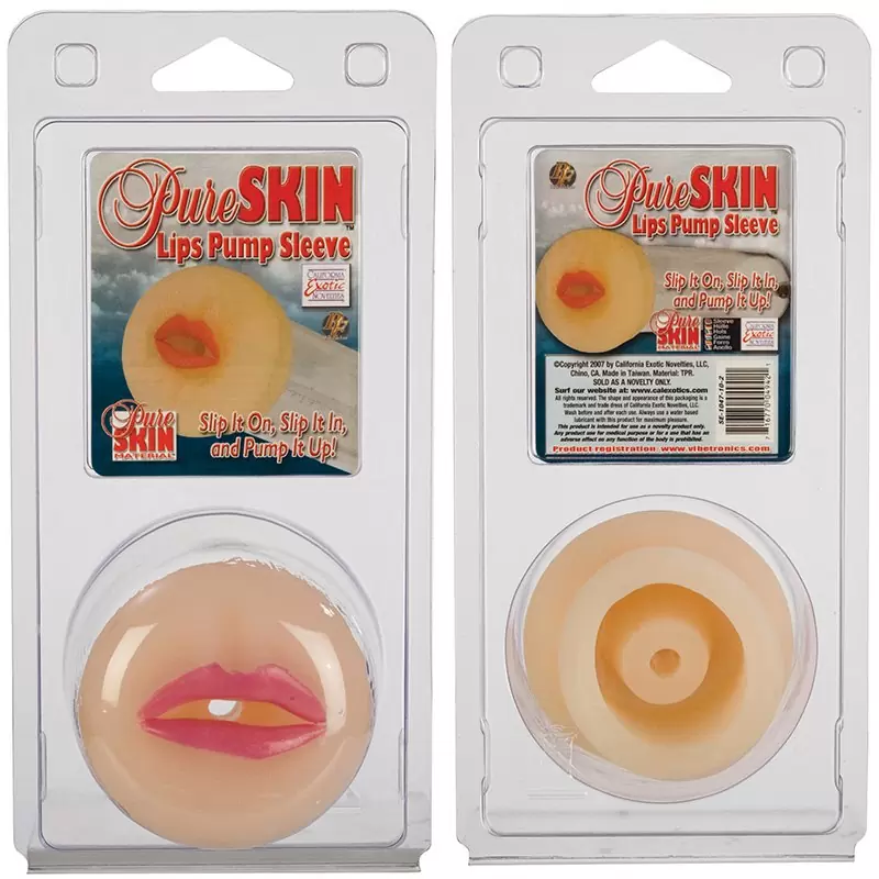 Уплотнитель для вакуумной помпы Губы Pure Skin Pump Sleeve – телесный