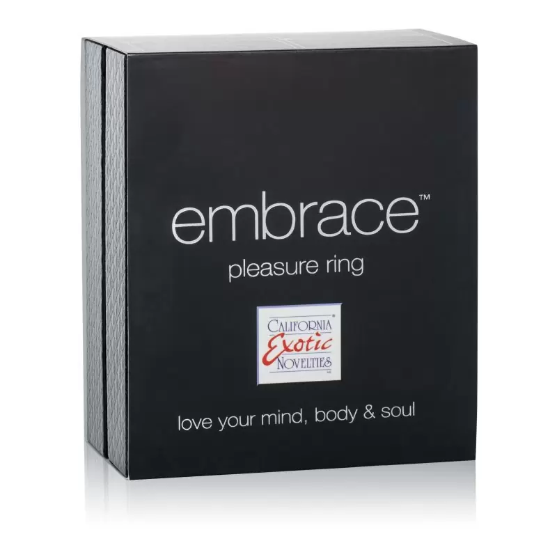 Эрекционное кольцо Embrace Pleasure Ring перезаряжаемое – фиолетовый