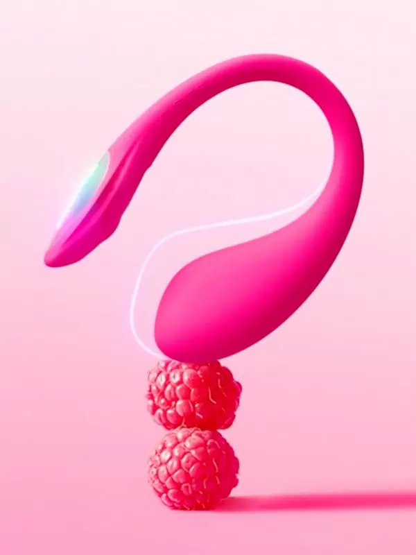 Интерактивное виброяйцо Lovense Lush Mini, управление со смартфона, с LED-подсветкой, силикон