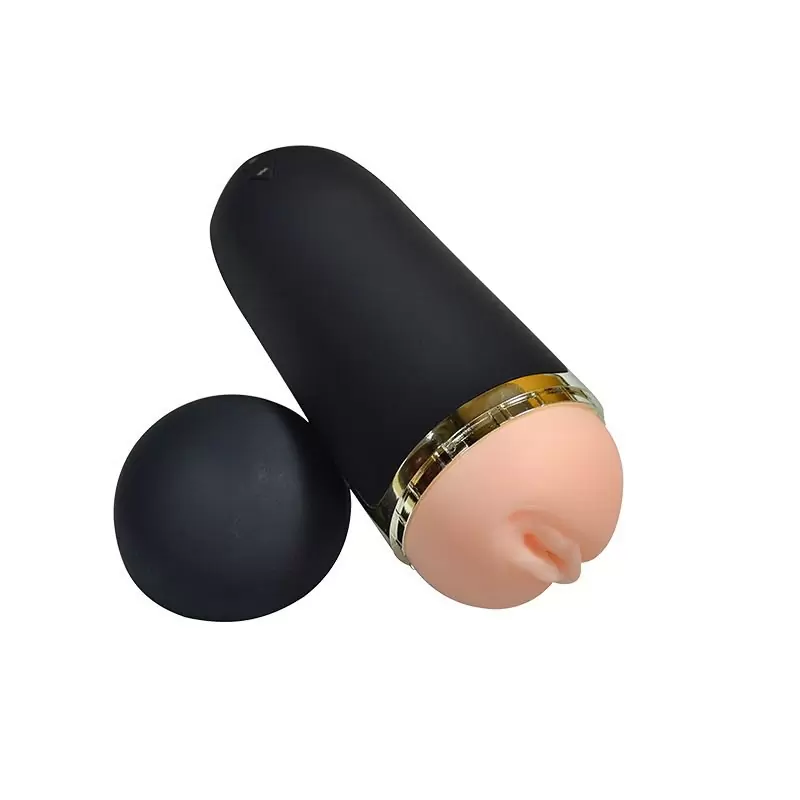 Перезаряжаемый маструбатор вагина RF в тубе - телесный с черным