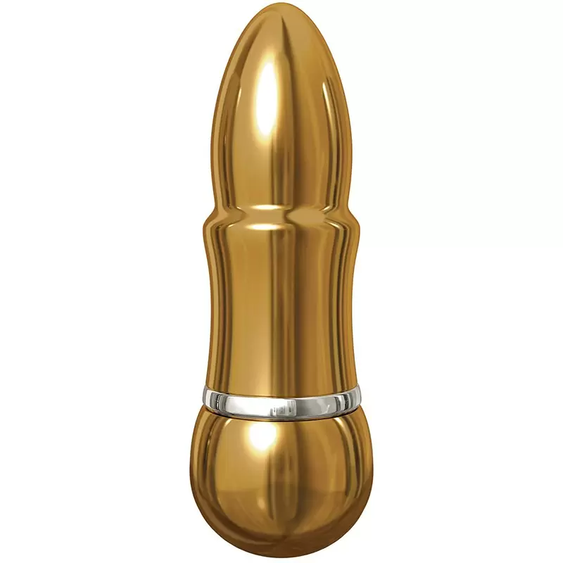 Вибромассажер Pure Aluminium Small Gold – золотистый 