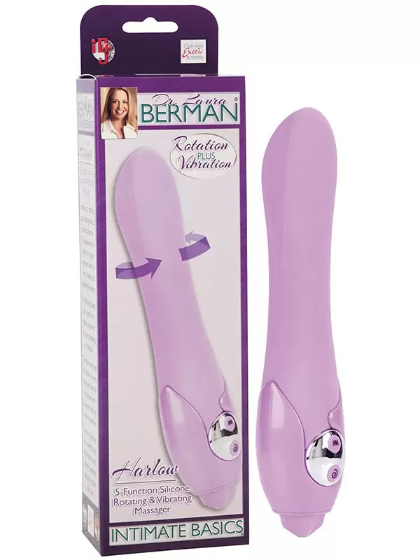 Водонепроницаемый вращающийся вибромассажер Harlow