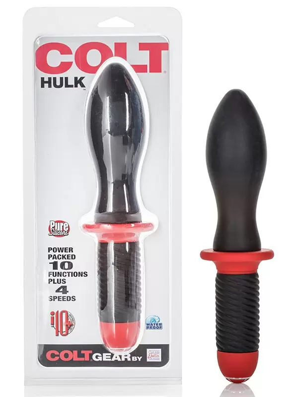 Анальный вибромассажер Colt Hulk – черный