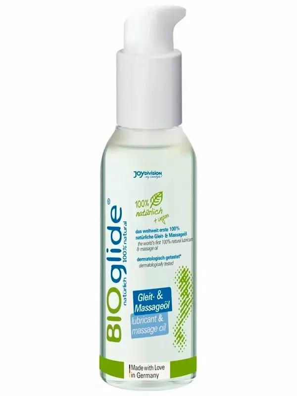 Смазка с массажным маслом JoyDivision BIOglide 2в1, 125 мл