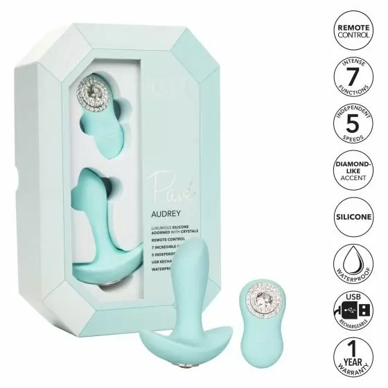 Анальная пробка с пультом управления Pave - Audrey