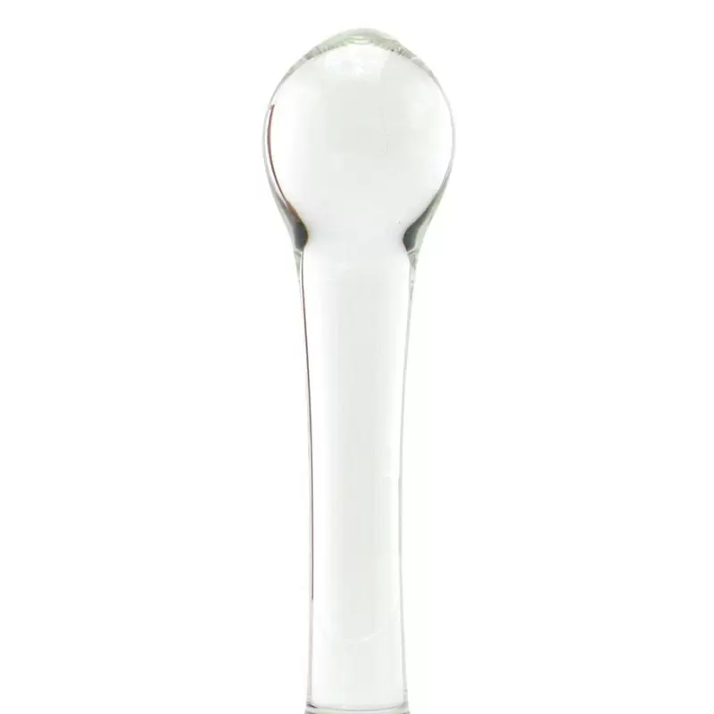 Анальный стимулятор из стекла Crystal Droplets – прозрачный