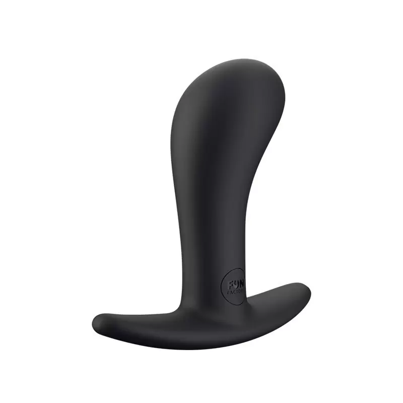 Анальная пробка Fun Factory Bootie Medium, среднего размера, 9.3 см, силикон, черная