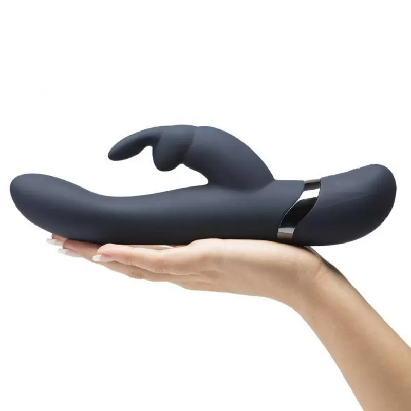 Вибратор-кролик Oh My - синий: 20 режимов работы, медицинский силикон