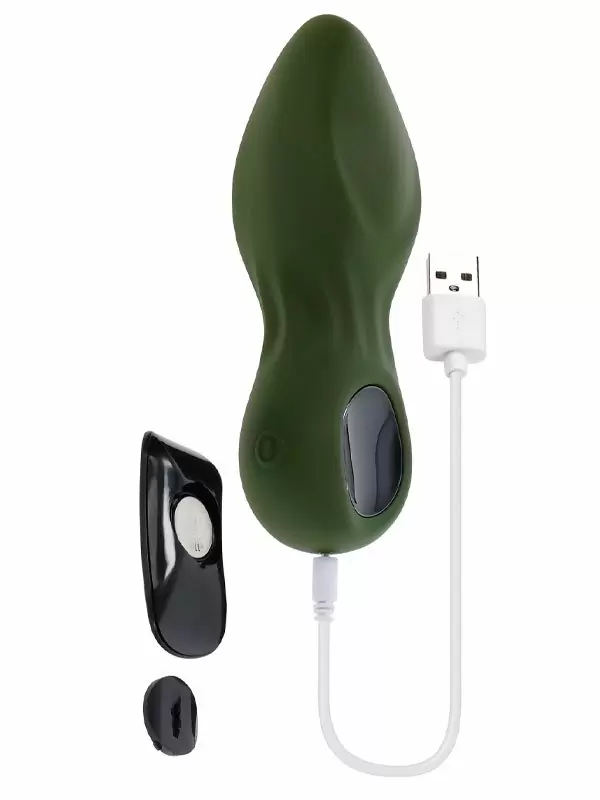 Анальный вибростимулятор Evolved My Secret Garden, с пультом Д/У, 8 режимов, 14,6 см