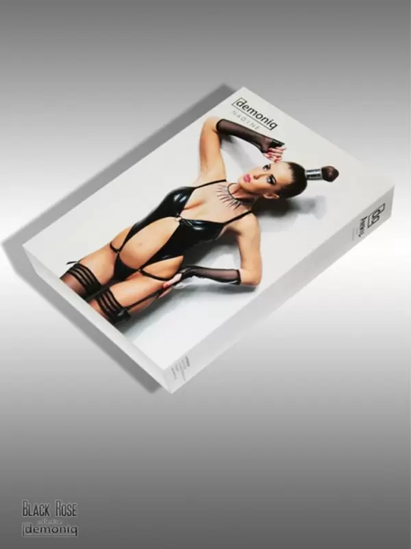 Открытое дерзкое боди с митенками Demoniq Nadine – S/M