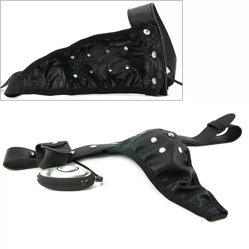 Трусы мужские Shock Jock с электростимуляцией – черный