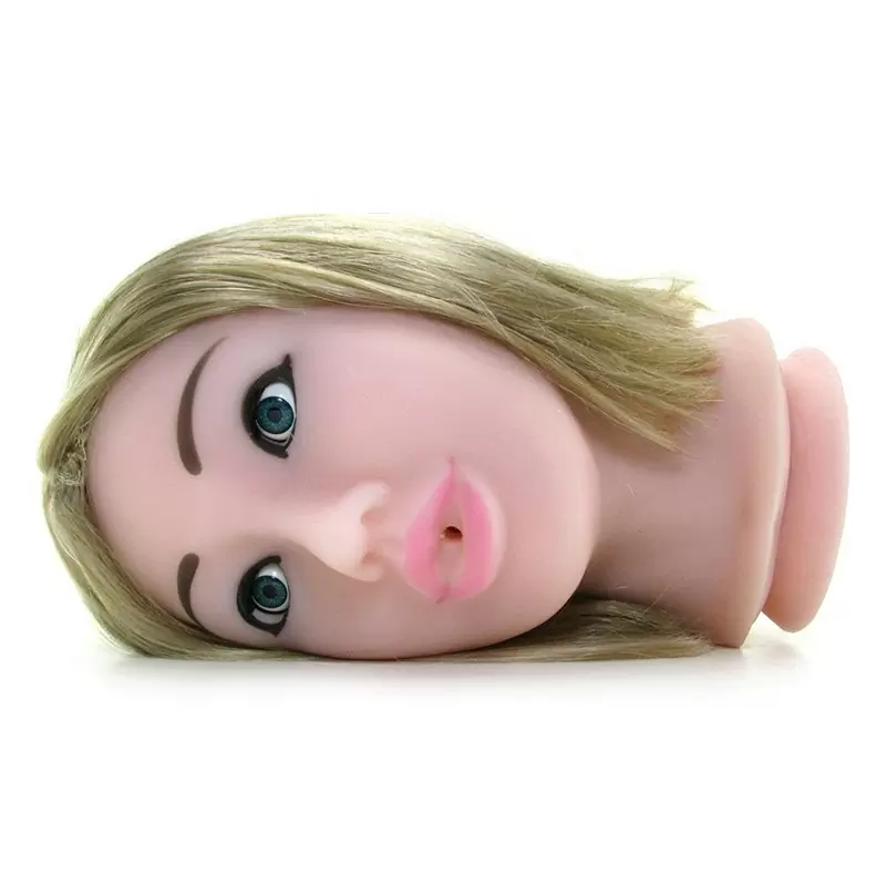 Мастурбатор Fuck My Face на присоске – блондинка