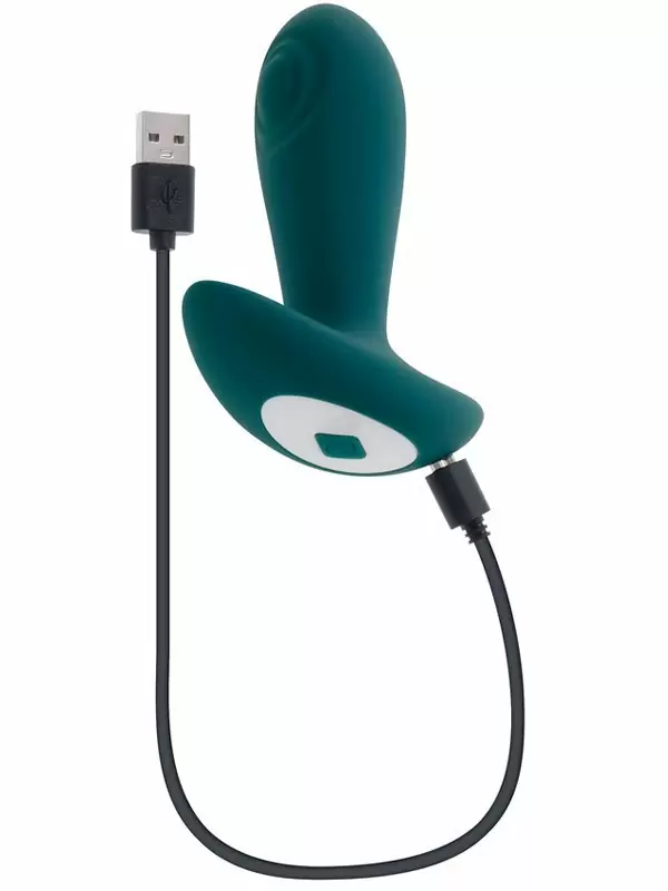 Инновационная анальная вибропробка Evolved Tunnel Tapper, с пультом Д/У, 10 режимов, 12 см