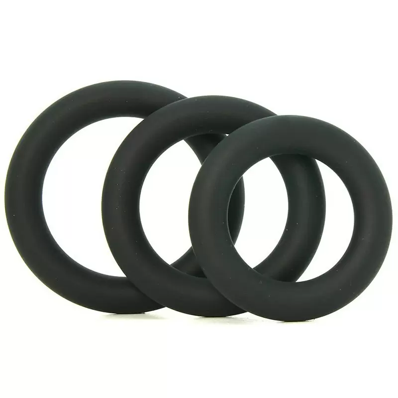 Набор из 3-х эрекционных колец Renegade Diversity Rings – черный