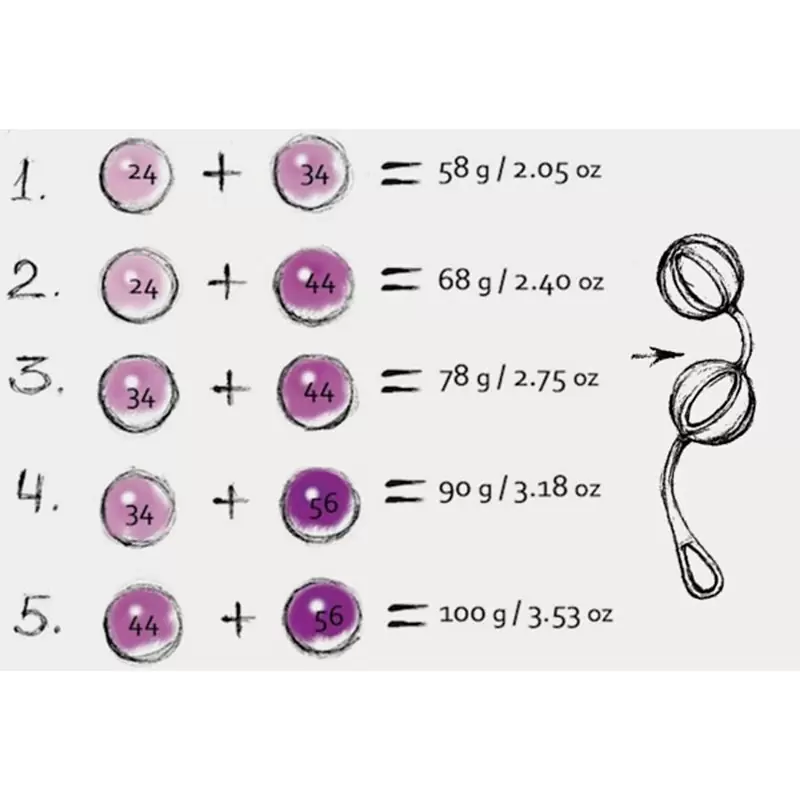 Бархатистые вагинальные шарики Geisha Balls 2 – розовый