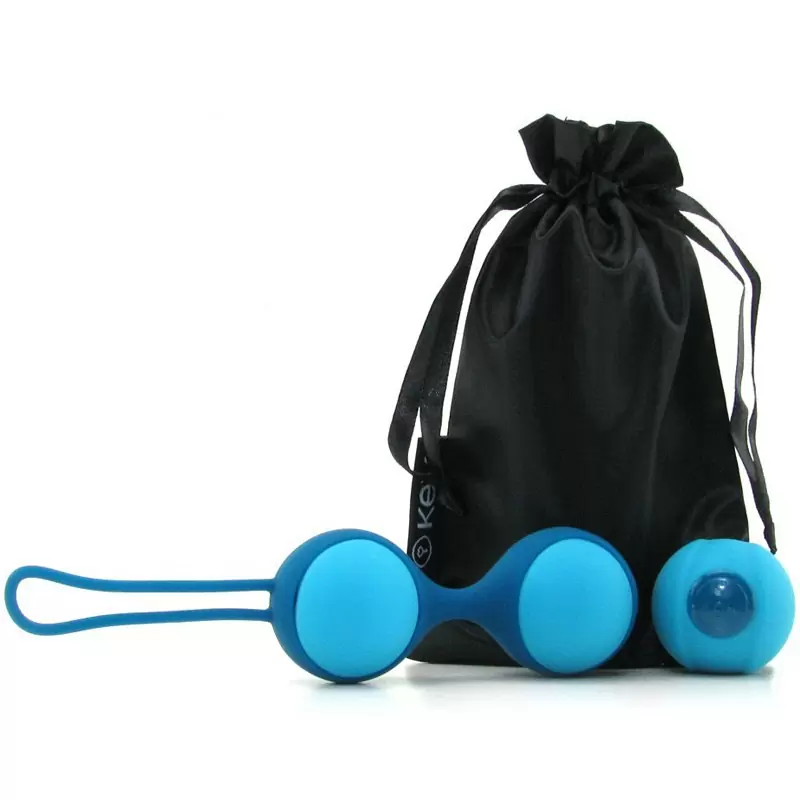 Набор из 3-х вагинальных шариков разного веса Stella II - Blue