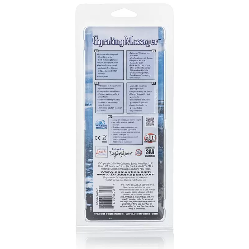 Оригинальный вибромассажер Dr. Joel Kaplan Gyrating Massager – черный