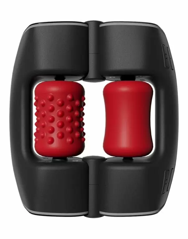 Инновационный симулятор орального секса для мужчин ORCTAN, 19 см, 9 режимов, черный с красным