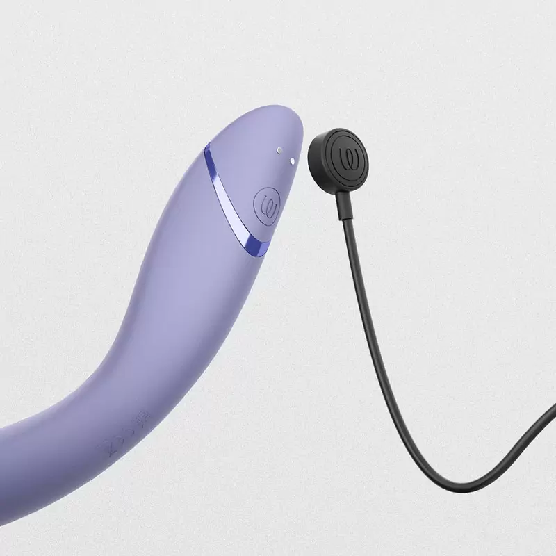 Изогнутый вибратор Womanizer OG Lilac, 17,6 см, силикон, сиреневый