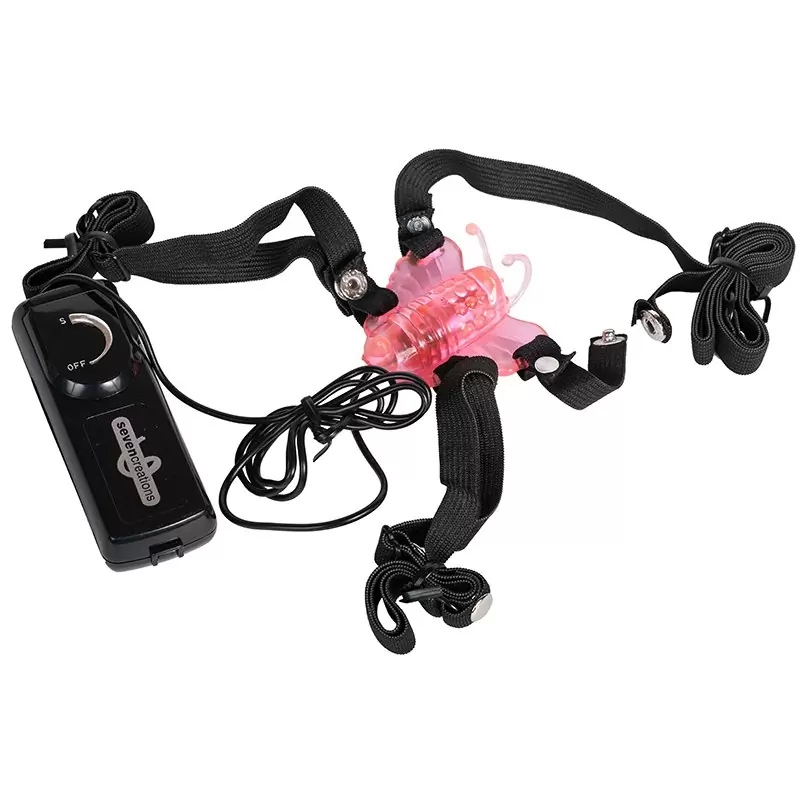 Вибростимулятор клитора Butterfly – розовый