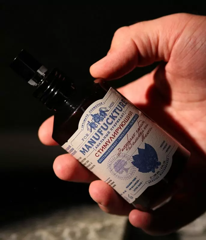 Стимулирующий анальный интимный гель MANUFUCKTURE, с чередой и зеленым чаем, 150 мл