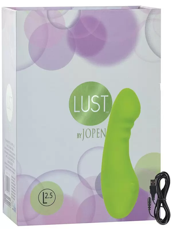 Перезаряжаемый мини-вибромассажер Lust by Jopen L2.5 – зеленый