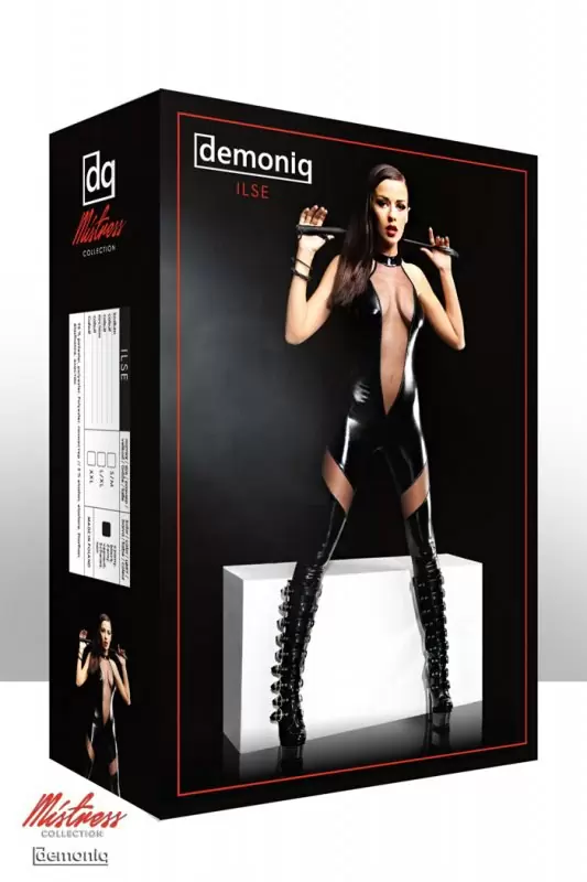 Сексуальный комбинезон черного цвета Demoniq Ilse – S/M 