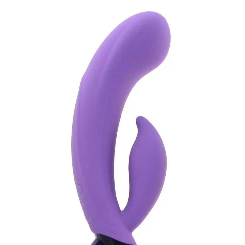 Вибромассажер Leia со стимулятором клитора – фиолетовый