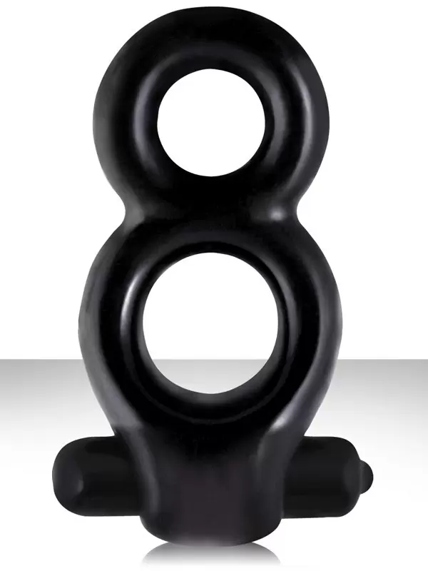 Эрекционное вибро-кольцо Renegade - Black