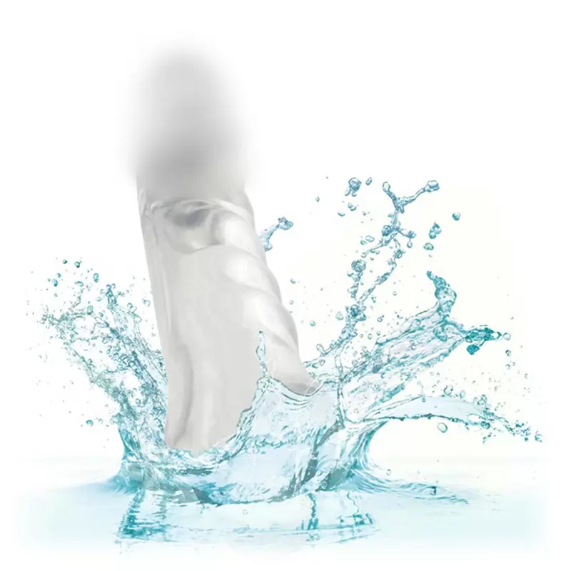 Увеличивающая насадка Clear Extension Kit, 9,5 см, ТПЕ, со вставками, прозрачный