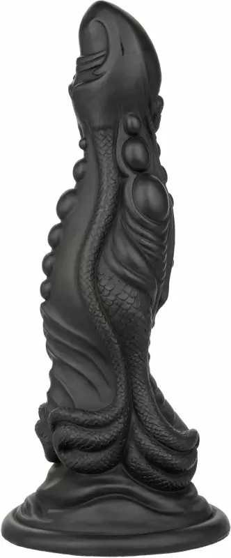 Необычный фаллоимитатор Monster Dong The Colossus, 24,75 см, тентакля, силикон, черный 