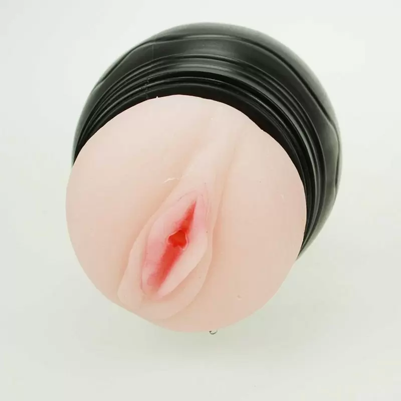 Мастурбатор вагина в колбе Pink Lady с вибрацией – телесный