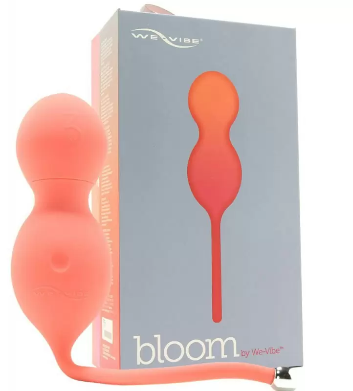 Перезаряжаемые вагинальные мульти-шарики Bloom by We-Vibe - коралловый